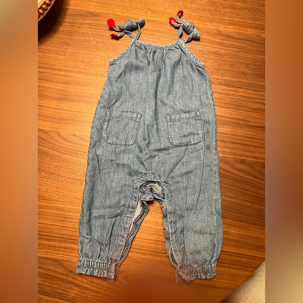 Denim Blue Kids jumpsuit